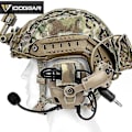 Miniatyrbillede 1 af 2: Taktisk Headset Wire Harness 2stk Airsoft Headset Molle Wire Til Hjelm Camo 3953