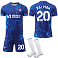 Miniatyrbillede 1 af 2: Chelsea FC fodboldtrøje til børn og voksne, størrelse 20 PALMER, størrelser 24-25 26 26