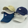Miniatyrbilde 2 av 4: Hatt Damer Retro Verktøy Stil Brev Broderi Casual Mote Enkel Baseball Caps Menn (Blå)
