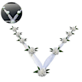 Miniatyrbilde 2 av 4: Bryllupsbil Blomsterplate Båndsløyfer Sett Med P Dør Ornt S