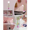Miniatyrbillede 5 af 5: Børnelampe, LED skrivebordslampe med berøringsstyret dæmpning, fleksibel USB-opladelig skrivebordslampe, øjenvenlig for børn