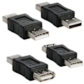 Miniatyrbild 5 av 5: 10 st OTG 5-stifts F/för M Mini Växlare Adapter Konverterare USB Han till Hona Mikro