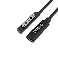 Miniatyrbillede 3 af 5: Type C PD Opladningskabel USB C Hun Power Supply Charger Adapter Konverter til Microsof Surface P