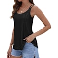 Miniatyrbillede 2 af 5: Dame Sommer Vest Dame Ærmeløs Vest Toppe Løs Casual Skjorte Vest Skjorte Camisole