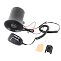 Miniatyrbilde 1 av 5: 50W 120dB Bilhorn med 6 Lyd, Nødblinkalarm Sirene Universal for 12V Bil Brannvesen