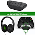 Miniatyrbilde 2 av 5: Stereo Headset Adapter for Xbox One/Series X|S Kontrollere - Mikrofon Headset Adapter - Lydsett for Xbox One/Series S|X