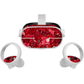 Miniatyrbilde 1 av 3: Klistremerker for Oculus Quest 2, Oculus Quest 2 VR-headset & kontroller, Oculus Quest 2 klistremerker, søte klistremerker for beskyttelse av tilbehør (rød)