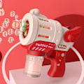 Miniatyrbild 3 av 5: Bubbelmaskin Läckagesäker Förälder-barn Interaktion Plast Färgrik Belysning 10 Hål Bubbelblåsare för Barn