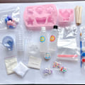 Miniatyrbild 2 av 5: Nian Le DIY-materialset för hemlagad AB-lim, handgjord form för kattklor, söt leksak av lim