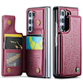Miniatyrbillede 1 af 5: Z Fold 5 Etui, Wallet Læder Støddæmpende Etui Kompatibel med Samsung Galaxy Z Fold 5 Med Kortlomme & RFID Blokering