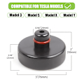 Miniatyrbild 4 av 5: Lyftkudde för Tesla Model 3, S, X, Y Svart