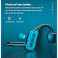 Miniatyrbillede 3 af 5: G2 Knogleledning Bluetooth Headset Hængende Øre Sports Stereo TWS Kort Bluetooth Headset (Sort)