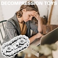 Miniatyrbild 5 av 5: Sval Gears Kedja Fidget Leksak för Stressavlastning Lätt Decompression Leksak för Kvinnor Män