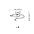 Miniatyrbilde 2 av 5: 3 stk Hekle Ringer For Hekling Justerbar Hekle Spenningsring For Finger Katt Garnveiledningsring Strikking Hekle Tilbehør Med Eske For Kvinner, 50% O