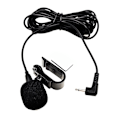 Miniatyrbillede 4 af 5: 3m Professionel Bil Audio Mikrofon 2,5 mm/3,5 mm Klip Jack Stik Mikrofon Stereo
