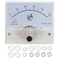 Miniatyrbild 1 av 5: Analog Strömgivare för 85C1 DC 0~100UA, Peka Typ, Panelmätare, Mätinstrument