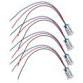 Miniatyrbillede 4 af 5: For 4 Sæt Indikator LED Lys Vandafvisende Fælles Anode Industrielle Kontrolkomponenter 12mm 110-220V Rød og Blå