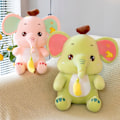 Miniatyrbild 5 av 5: Elefant Plyschleksaker Hög Simulation Mjuk Fylld Dekorativ Leksak Elefant Djur Plysch Fylld Leksak för Flickor