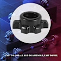 Miniatyrbild 3 av 5: 4 st Dumbbell Bar Nut Hantlar Spin Skruvklämma Viktlyftnings Fitnessutrustning Tillbehör