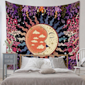 Miniatyrbillede 2 af 4: Mandala Boheme-vægtæppe Velegnet til Soveværelsesdekoration 429-729 x 38 tommer