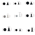 Miniatyrbild 5 av 5: Full Set Värdskruvar Set Kit Ersättningsmetallskruvar för NS OLED Spelkontroll Tillbehör Spelkonsol Reparationsdelar 44 st