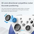 Miniatyrbilde 4 av 5: S01 Trådløs Spillkontroll Gamepad Joystick for Switch Datamaskin TV 6-akset Somatosensorisk