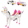 Miniatyrbilde 1 av 4: Transformerende Bilrobot Leke 2 i 1 Bil Flyvende Ving Pegasus Bil Gud Barneleke