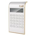 Miniatyrbillede 1 af 5: Lommeregner, Slank Elegant Design, Kontor/Hjem Elektronik, Dobbelt Strømforsynet Bordlommeregner, Solenergi, 10 Cifre, Tiltet LCD-Skærm, Hældende Design