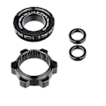 Pikkukuva 1 / 5: Center Lock -navan Boost-adapteri, Center Lock -yhteensopiva 6-reikäinen, 15X100 - 15X110 [HK] Musta