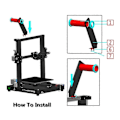 Miniatyrbillede 3 af 5: Aluminium Stærk PLA ABS Filament Stativ Fast Filament Stativ Holder Beslag til CR-10 Ender-3 3D Printer Dele
