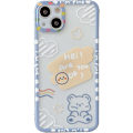 Pikkukuva 1 / 4: Piirretty söpö Kawaii-karhu pilvikirjaimet kirkas pehmeä iPhone-kotelo naisille ja tytöille (kirkas, iPhone 12 Pro Max)