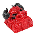 Miniatyrbild 2 av 5: Handgraverad Harts Keycap Bullhead Harts Keycap Form Värmebeständig Artisan Keycap för Universal Mekaniskt Tangentbord Typ D