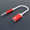 Miniatyrbilde 2 av 5: 10 stk Hodetelefonadapter 3,5 mm hann til type C hunn Hodetelefonadapter, Analog hodetelefonadapter