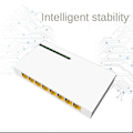 Miniatyrbillede 4 af 5: 8 Ports Ustyret Gigabit Ethernet Switch Hjem Splitter Netværksovervågning Switch EU Stik