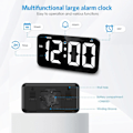 Miniatyrbild 2 av 4: Digital Väggklocka Stor Skärm, 11 Tum Stor Digital Klocka, Automatisk Dimning, 12/24 Timmar, Tyst Väggklocka, Lämplig för Vardagsrumsdekoration
