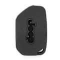 Pikkukuva 2 / 3: 2 Napin Musta Silikoninen Auton Avaimen Suojakotelo Auton Tarvikkeet Sopii Jeep Wrangler JL 2018+