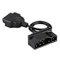 Miniatyrbillede 1 af 3: 7-polet til 16-polet OBD2 OBDII Adapterkabel Diagnostisk Kabel til Ford