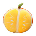 Miniatyrbilde 1 av 5: Durian Pute High Simulation Myk Stoffdyr Dekorativ Leke Fruktformet Durian Orange Pute for Student