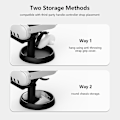 Miniatyrbillede 4 af 5: VR Display Stativ VR Headset Holder Station til Meta Quest 3 VR Headsets