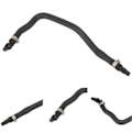 Miniatyrbillede 5 af 5: Radiatorventilslange 2045010925 Gummi Sort Udskiftning til Benz CCLASS W204 20072014