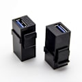 Miniatyrbillede 2 af 5: USB 3.0 Keystone Jack Indsætninger USB Adaptere Kabelinterface Kobling Hun