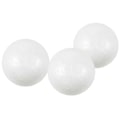 Miniatyrbillede 3 af 5: 10 x Modeleringskugler af Polystyren Skum 6cm---Hvid