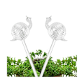 Miniatyrbillede 2 af 5: Snegleformet Glasplanteblomst Vandfodrer Automatisk Vanding Automatisk Drypvanding Enhed