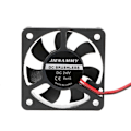 Miniatyrbillede 5 af 5: 24V DC Minivifte 6500RPM DC Børsteløs Kølevifte 5010 50mmx50mmx10mm 7-Bladet