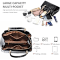 Miniatyrbillede 3 af 5: Dame Medium Håndtasker Dame Håndtasker Mode Tote Tasker Krokodille Læder Skuldertasker Laklæder Håndtasker Crossbody Tasker