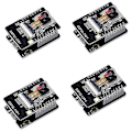 Miniatyrbilde 1 av 5: 4-pak ESP32-CAM WiFi Bluetooth-kort ESP32-CAM-MB -USB til seriell port CH340G med OV2640 2MP kamera