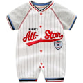Miniatyrbild 1 av 5: Baby Bodysuit Kortärmad Sparkdräkt, Sommar Bodysuit, Bomull Baby Pojke Kläder, Nyfödd 0-3 Månader