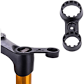 Miniatyrbillede 5 af 5: Dobbelthuls Cykelnøgle, Cykel Forgaffel Reparationsnøgle Fjernelsessæt til SR Suntour XCT XCM XCR