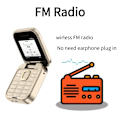 Pikkukuva 11 / 11: Mini-kääntöpuhelin FM-radiolla, äänipuhelun pikavalinta, tärinä, 2 SIM-korttia, pieni näyttö, taitettava (MUSTA)