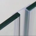Miniatyrbillede 2 af 5: 6 8 10 12mm Glasforseglinger Rammeløse Brusebad Dør Vindue Balkon Skærm Tætning Strip Vejrstribe Træk Stop Stor H []